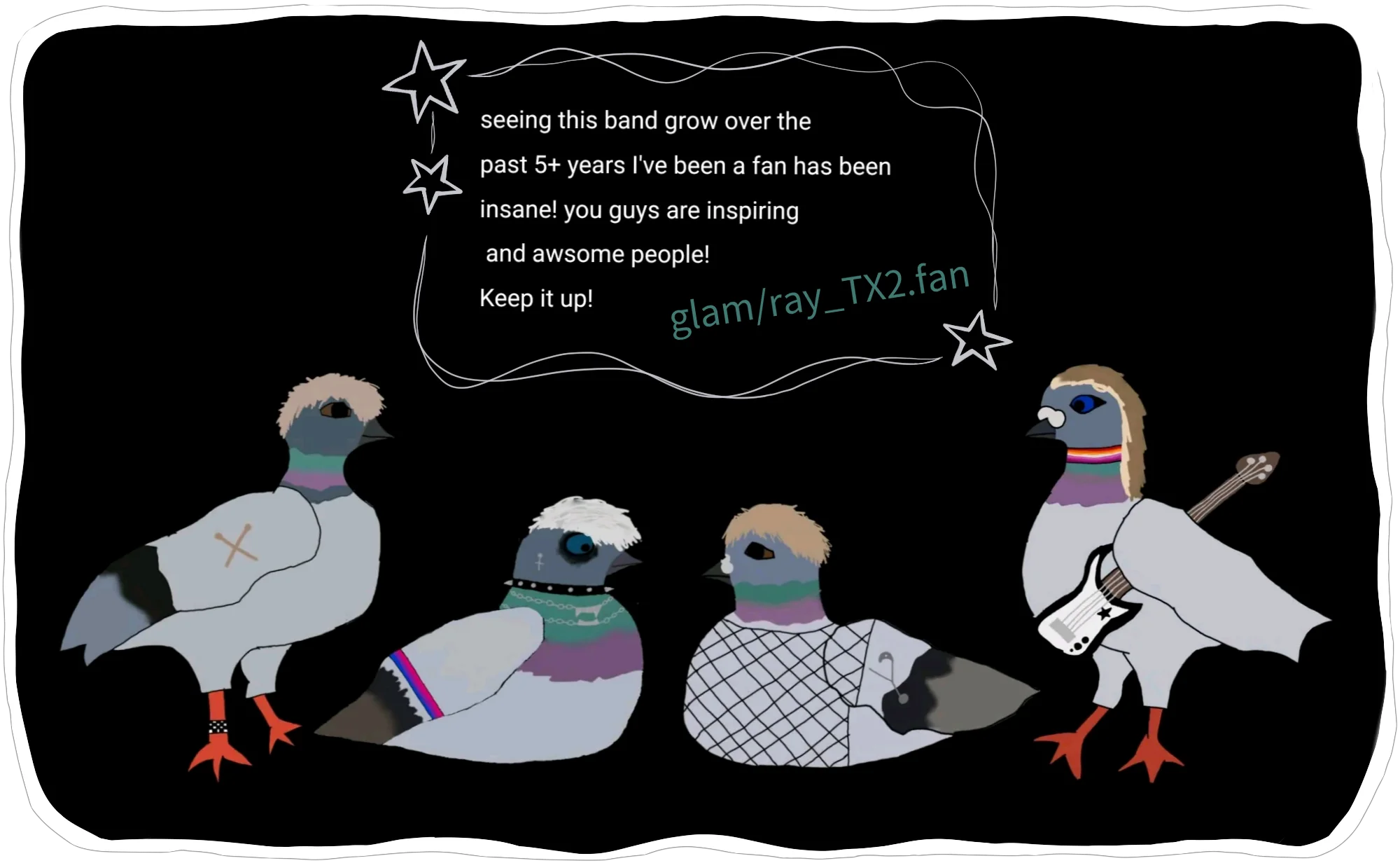 Pigeon Fanart by glam/ray_TX2.fan